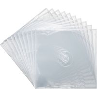 サンワサプライ Blu-ray・DVD・CDケース 2枚収納ソフトタイプ 10枚セット FCD-PSW10CL 1個
