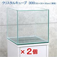 寿工芸 クリスタルキューブ３００（３０×３０×３０ｃｍ） レグラス 2250001017486 2個セット（直送品）