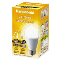 パナソニック LED電球広配光タイプE26口金60W相当温白色 LDA7WWGEW1 1個