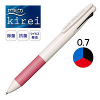 3色ボールペン 光触媒セラピカキレイ（抗菌） 0.7mm ピンク セリース入 17-0351-031 セーラー万年筆