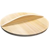 雅漆工芸 鍋蓋 サワラ厚手木蓋 60cm 5-25-15 1個（直送品）