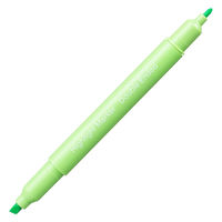 アスクル 蛍光ペン 蛍光マーカー ツインタイプ グリーン 1箱（10本入）