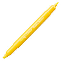 アスクル 蛍光ペン 蛍光マーカー ツインタイプ イエロー 1セット（30本：10本入×3箱）