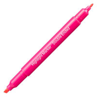 アスクル 蛍光ペン 蛍光マーカー ツインタイプ ピンク 1セット（30本：10本入×3箱）