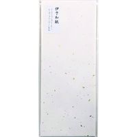 サクラ・シノコウ 伊予和紙封筒 長形40号 金銀砂子 白 10枚 インクジェットプリンタ対応 SEG-WH2 10個（直送品）