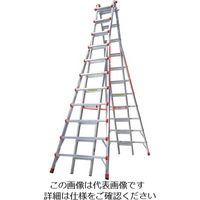 長谷川工業 ハセガワ アルミ合金製伸縮式長尺専用脚立 LG-10110 1台 434-3549（直送品）