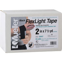 ミューラー フレックスライトテープ50MM ブラック 26447 1セット(24個入)（直送品）