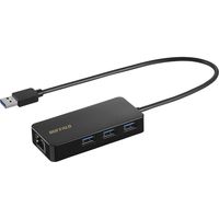 バッファロー Giga対応 USB-A LANアダプターハブ付 LUD-U3-AGH