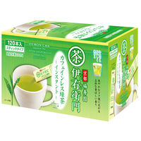 【水出し可】宇治の露製茶 伊右衛門 インスタントカフェインレス緑茶スティック 1箱（120P入）