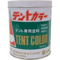 大同塗料 テント・シート用塗料 テントカラー 若草 500ml 420060 1セット（6缶入）（直送品）