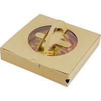 ヤマニパッケージ 手提ピザ箱　１０インチ　クラフト 10-402 １ケース（100：２０枚シュリンク包装）（直送品）