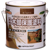 ニッペホームプロダクツ ニッぺ 水性木部保護塗料 0.7L ウォルナット HXY009-0.7 1缶（700mL） 859-9328（直送品）