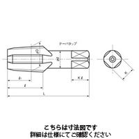 イシハシ精工 管用タップ テーパーネジSKS PT 1/8ー28 SKSPT1/8-28 1本