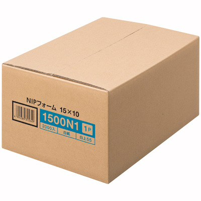 【アスクル】ストックフォームNIP 10×15インチ-1P 白紙 1500N1 1箱（2000set） トッパンフォームズ （取寄品） 通販