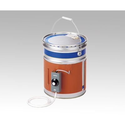 アズワン ペール缶用（20L）ヒーター ワンタッチ締付け金具式 1枚 1-135-12（直送品）