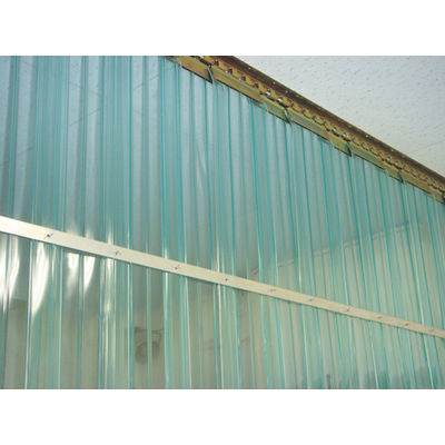 アズワン 食品工場用ビニールカーテンシート 巾200mm×長さ30m ブルー 1巻 2-7751-01（直送品）