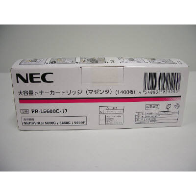 NEC 純正トナー PR-L5600C-17 マゼンタ（大容量）