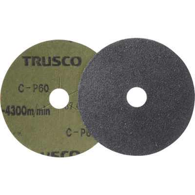 トラスコ中山（TRUSCO） TRUSCO ディスクペーパー4型 Φ100X15.9 #60 （10枚入） TG4-60 256-7016（直送品）