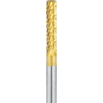 ナカニシ チタンコート超硬カッター 円筒（オール超硬）刃径3.0mm刃長