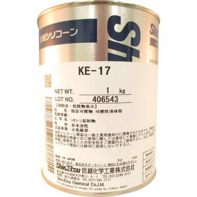 信越化学工業 信越 RTVゴム （1KG） KE-17 1個 389-1984（直送品）