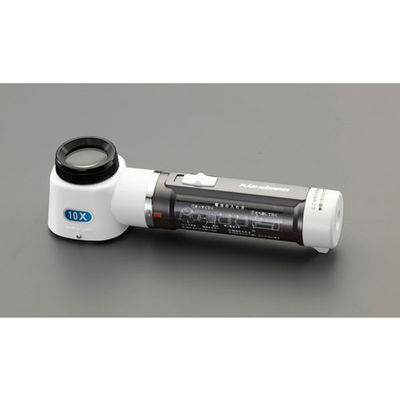 【アスクル】エスコ（esco） x10.0/30mm ハンドルーペ（LEDライト付） 1セット（2個） EA756FD-4（直送品） 通販