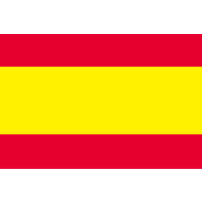 Lohaco 東京製旗 スペイン 紋章なし 国旗 卓上旗16 24ｃm 1枚 直送品