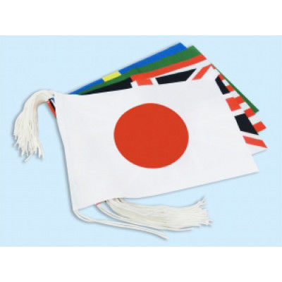 東京製旗 万国旗20カ国セット（Ｍ判・34×50ｃｍ） 49261 1セット（直送品）