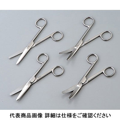 【アスクル】日本フリッツメディコ 外科剪刀（ネジ止） 両鈍 直 145mm NF-0286 1セット（2本入） ナビスカタログ 0-7847