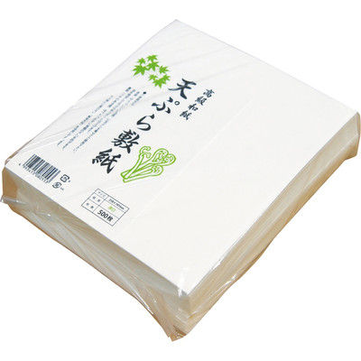 厚口 天ぷら敷紙 197×218mm（500枚入） 8280760 アオトプラス（取寄品）
