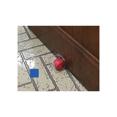 アスクル 三洋 ドアストッパー Door Cube ブルー ウェルファンカタログ ウェルファンコード 直送品 通販 Askul 公式