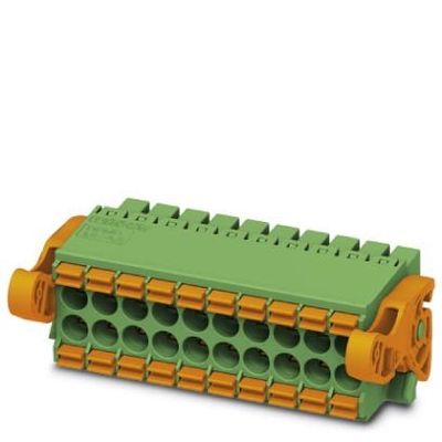 【アスクル】プリント基板用コネクタ スプリング接続式プラグ 17極2列 DFMC 1，5/17-ST-3，5-LR （直送品） 通販