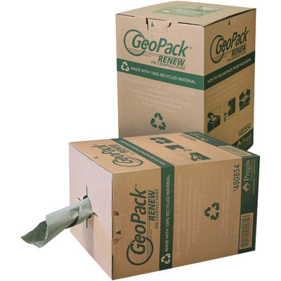 パックウェル ジオパック紙緩衝材ボックス NEW 直送品 PRGGEOPACKBOX 代引き不可