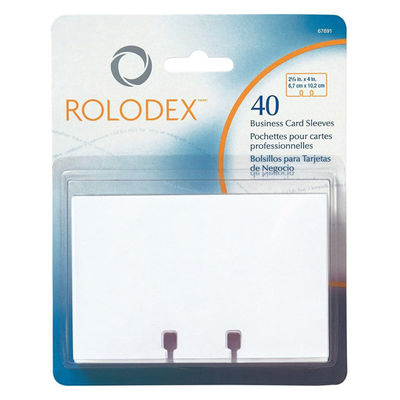 ローロデックス ローロデックス用 スペアスリーブ 40枚入 IBC20 1個（直送品）