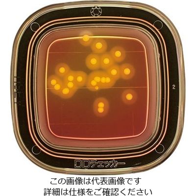 極東製薬工業 細菌検出用培地 DDチェッカー （MSEY寒天） 04240 1ケース（40枚） 6-8778-05（直送品）