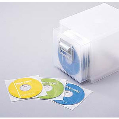 アスクル】サンワサプライ CD・CD-R用不織布ケース（100枚セット） FCD 