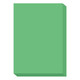 濃色カラーペーパー　A4中厚口　緑　1冊（500枚入）　国内生産品