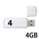 USBメモリ 4GB USB2.0 シンプル キャップ式 ホワイト セキュリティ機能対応 MF-ABPU204GWH エレコム 1個 オリジナル