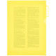 アスクル　カラークリアーホルダー　A4　10枚　インデックス付　イエロー　黄色　ファイル オリジナル