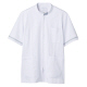 住商モンブラン ジャケット（メンズ・半袖） 医務衣 医療白衣 白/グレー 3L 72-856（直送品）