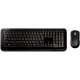 マイクロソフト　ワイヤレスキーボード＆マウス　Wireless　Desktop　850　ブラック　PY9-00027　1個