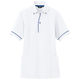 AITOZ（アイトス） サイドポケット半袖ポロシャツ 介護ユニフォーム 男女兼用 ホワイト M AZ7668-001