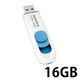 ADATA スライド式USBメモリー C008 16GB AC008-16G-RWE 1個