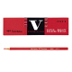 トンボ鉛筆 赤鉛筆（朱色）8900-V 1ダース（12本入）