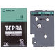 テプラ TEPRA TRテープ　カートリッジ 幅12mm 緑ラベル(黒文字) TC12G 1個 キングジム