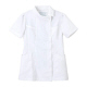 ナガイレーベン チュニック（ロールカラー） 医療白衣 半袖 ホワイト EL FE-4522（取寄品）