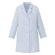 タップ レディス診察衣（ハーフ丈）AKL210-11 長袖 シングル サックスブルー M ドクターコート 薬局衣