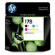 HP（ヒューレット・パッカード） 純正インク HP178 4色パック CR281AA  1パック（4色入）