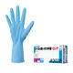 川西工業　ニトリル使いきり手袋ロング　粉なし　ブルー　L　1箱（100枚入）
