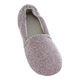 あゆみ 介護靴 2484エスパドマカロン 紫3L（26.5-27.5cm） 右足 室内用（取寄品）