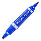 ハイマッキーケア 太字/細字 詰め替えタイプ（アスクル限定モデル） 青 油性ペン ゼブラ AS-YYT5-BL オリジナル